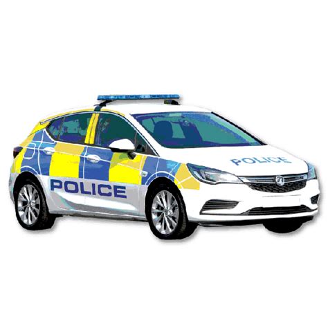 Police Car Cut Out