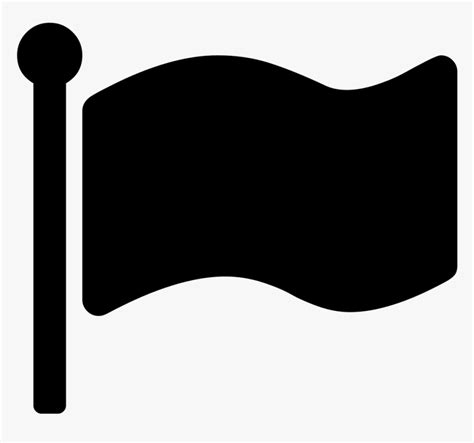 Black Flag Flag Icon Font Awesome Hd Png Download Kindpng