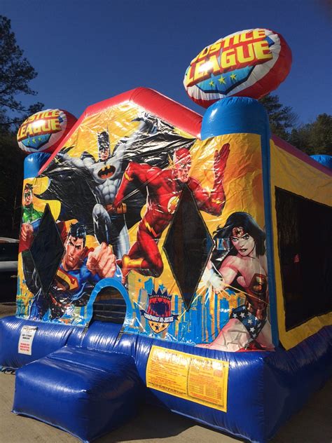 Justice League 75 And Up Bounce House And Slide Rentals Birmingham Trussville Alabama