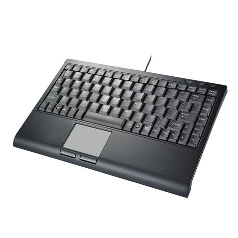 Solidtek Compact Usb Keyboard With Touchpad Kb Ask3910ubl With