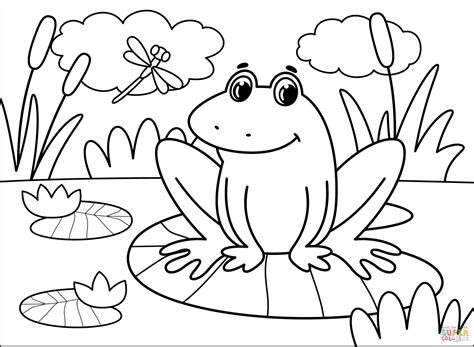 Free Frog Coloring Sheets Coloring Pages