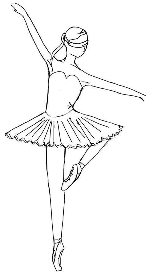How To Draw A Ballerina Step By Step Easy At Drawing Tutorials