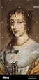 Henrietta Maria portrait (1609-1669). The daughter of Henri IV of ...
