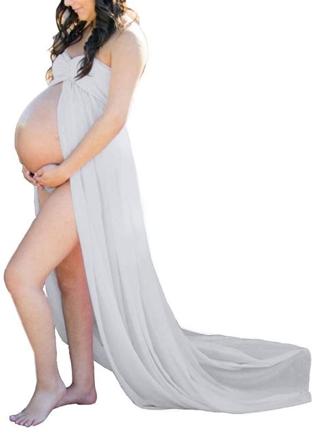 Mommy Jennie Maternity Dress For Photoshoot Sleeveless Open Front