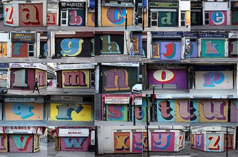 Eine's trademark colorful typography adorns streets in cities all over the world, including la. margaret-cooter: March 2011