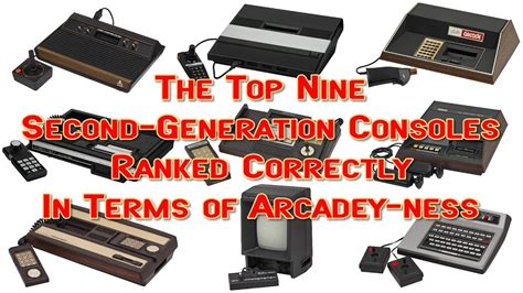 The Arcade In The Home 2nd Gen Consoles Ranked Youtube