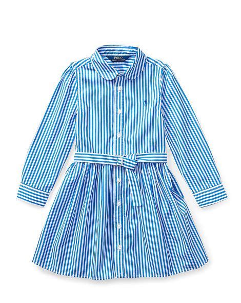 Striped Cotton Shirtdress Girls 2 6x Dresses And Rompers Ralphlauren