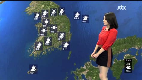 The best destinations in this season. Korean Weather Forecase MC - YouTube