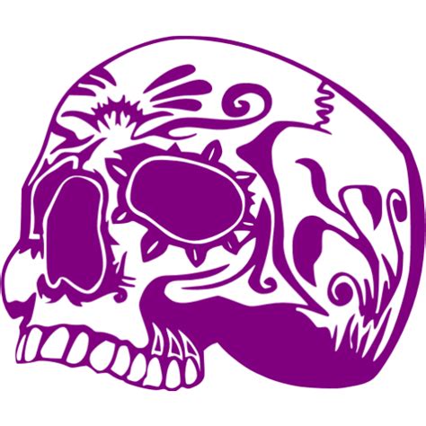 Purple Skull 24 Icon Free Purple Skull Icons