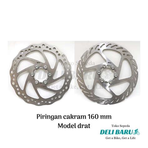 Promo Piringan Rem Cakram Model Drat Ukuran 160 Disc Brake Sepeda Anak