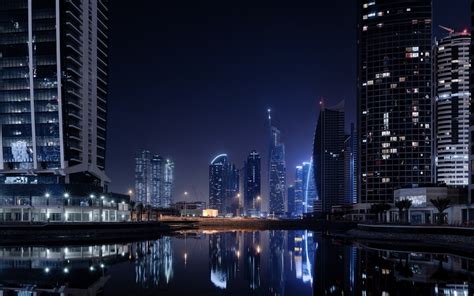 3840x2400 Dubai City Lights Uhd 4k 3840x2400 Resolution Wallpaper Hd