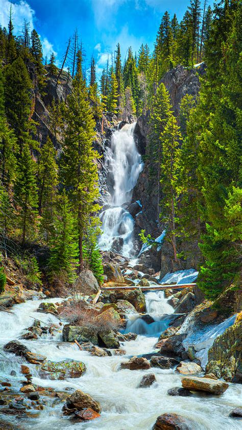 Fish Creek Falls Colorado Photograph By James O Thompson
