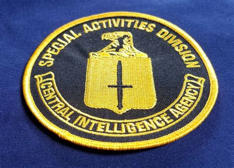 Central Intelligence Agency Cia Sad Special Activities Division