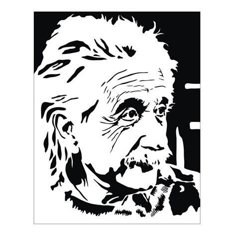Albert Einstein Vector Portrait CRAFTSMANSPACE