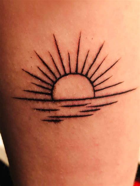 Sunrise I Just Got Yesterday Love The Simplicity Of It Tattoos