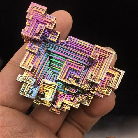 Natural Gorgeous Color Titanium Bismuth Gemstone Puntzer