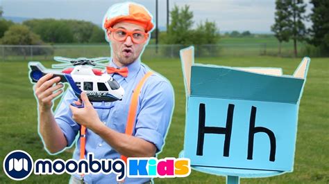 Learn The Alphabet With Blippi With Abc Boxes Learning Videos For