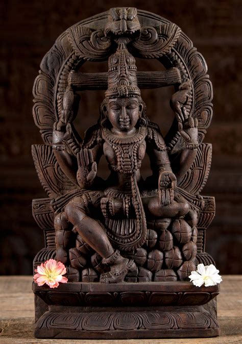 Wood Shiva Carving Seated Under Arch 18 97w1k Hindu Gods And Buddha