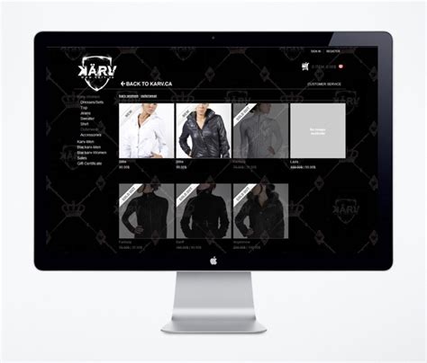 karv online shop on behance