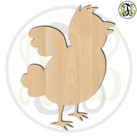 Easter Chick 14005 Cutout Unfinished Wood Cutout Wood Craft