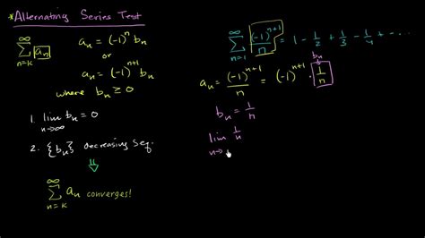 Alternating Series Test Series Ap Calculus Bc Khan Academy Youtube
