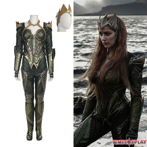 Justice League Mera Costume Deluxe Cosplay Outfit Cosplay Outfits