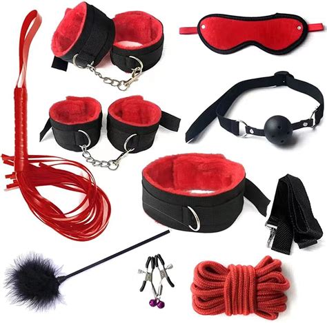 Amazon Com BDSM Leather Bondage Sets Restraint Kits For Women And
