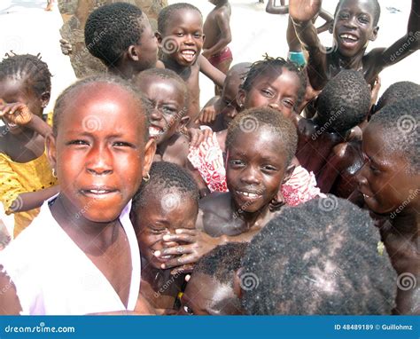 African Children Editorial Stock Image Image Of Dakar 48489189