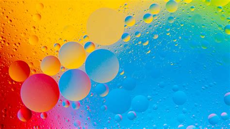 Colourful Bubbles 4k Hd Abstract Wallpaper Iphone 7 Plus