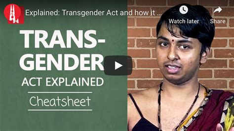 Explained Indias Transgender Act Curbs The Communitys Agency And
