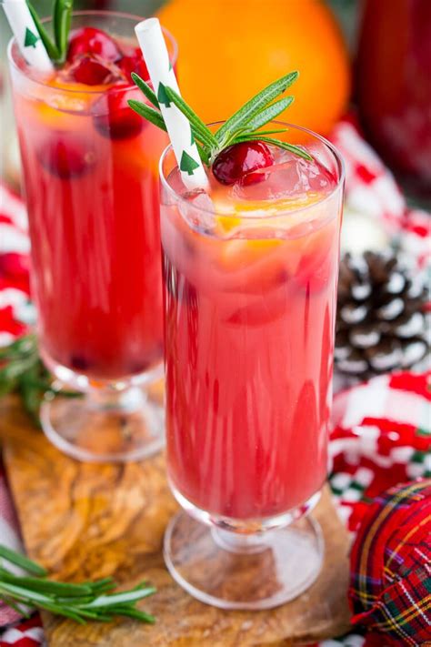 23 christmas drinks to cozy with by the fire. Christmas Punch (Boozy or Not) Recipe - Sugar & Soul