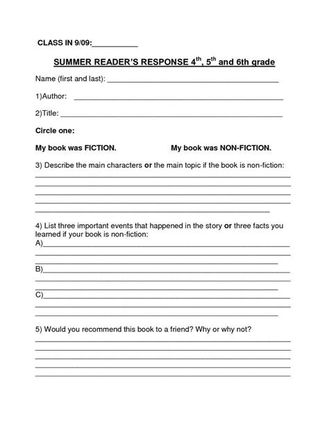 3rd Grade Book Report Template Yahoo Image Search Results Book