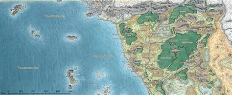 Forgotten Realms World Map 5e Maping Resources