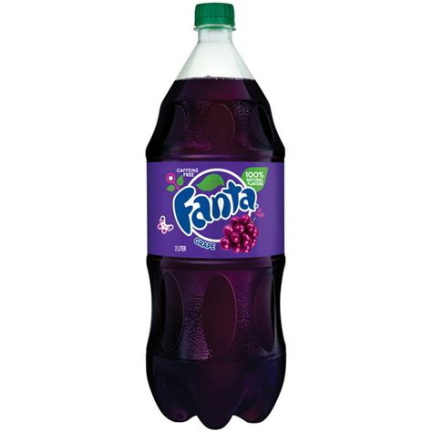Fanta Grape Soda Fruit Flavored Soft Drink 2 Liters