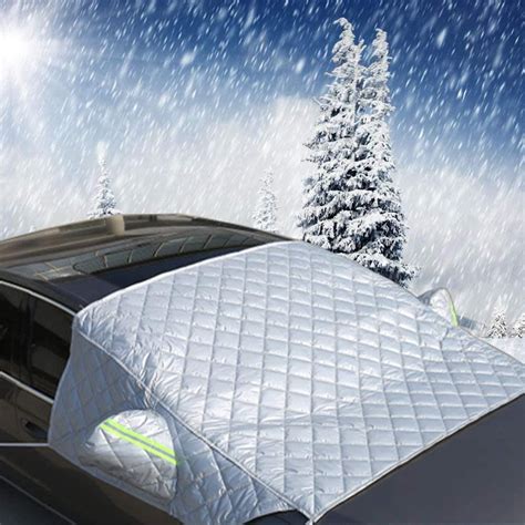 Car Windshield Snow Cover Thickened Luxury Snow Ice Cover With Layers Protection Sunshade