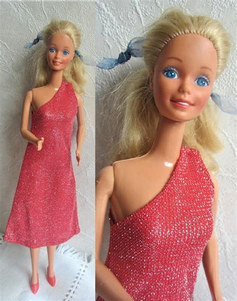 Vintage Mattel Barbie 1966 Made In Malaysia Blue Eyes Blonde Hair Brown Hair