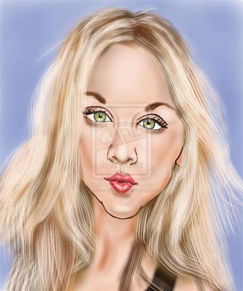 Kaley Cuoco By Adavis57 On Deviantart Caricatures I Did Pinterest