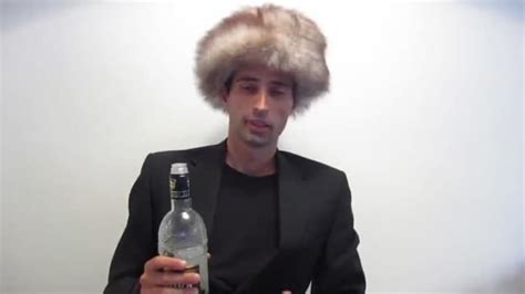 Make You Hilarious Drunk Russian Hd Video With A Silly Cap And