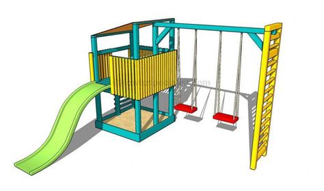 Outdoor Playset Plans Howtospecialist How To Build Step By Step
