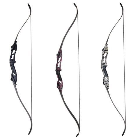 3 Colors 56 Inch Recurve Bow 30 50 Lbs Take Down Bows Aluminum Alloy