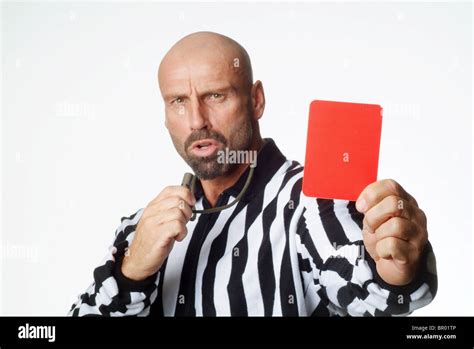 Soccer Referee Showing Red Card Hi Res Stock Photography And Images Alamy