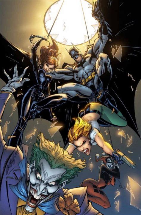 Batman And Dangergirlj Scott Campbellc Comic Art
