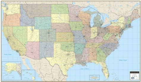 Large United States Wall Map Maps For Business Usa Maps