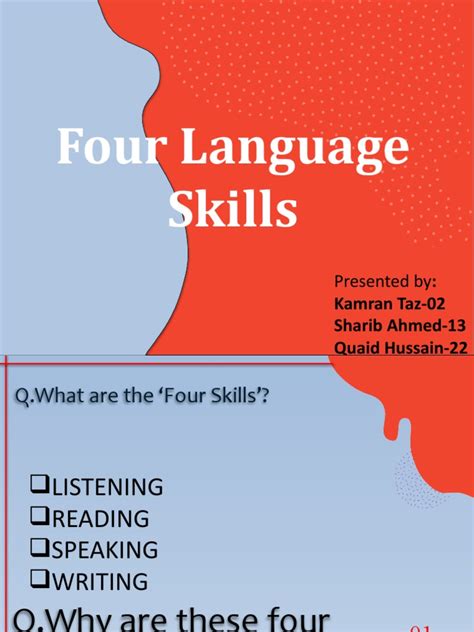 Four Language Skills Pdf