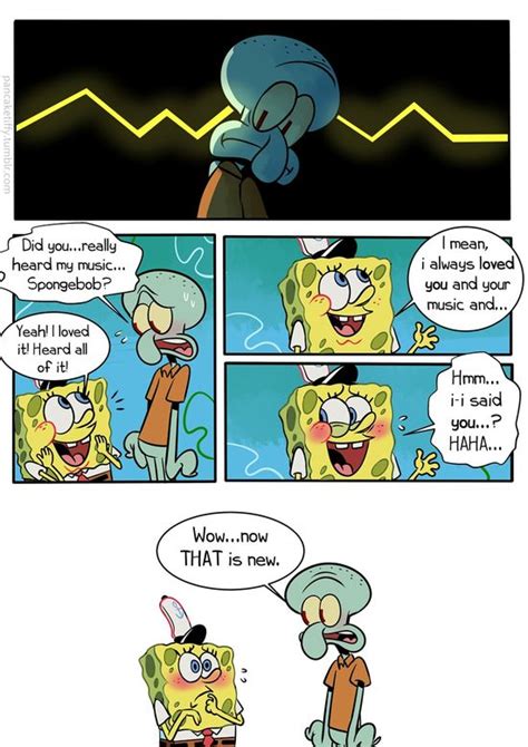 25 Spongebob X Squidward Comic Lindsayahson