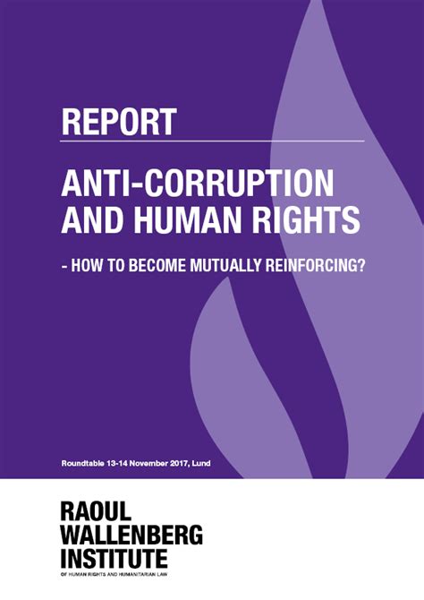 Anti Corruption And Human Rights How To Become Mutually Reinforcing