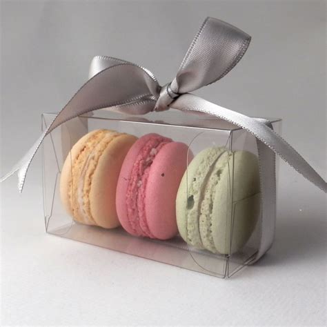 Macaron Boxes And Packaging — Clear Macaron Box Small Pack Of 10 Macaroon Box Macaroon