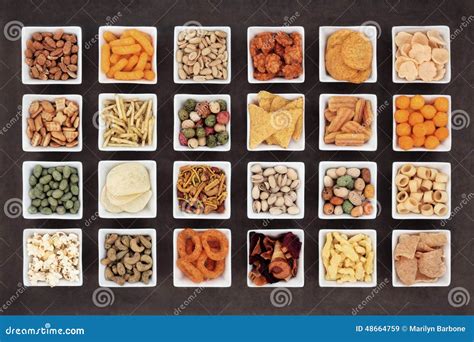 Savoury Snacks Stock Image Image Of Nibbles Food Cracker 48664759