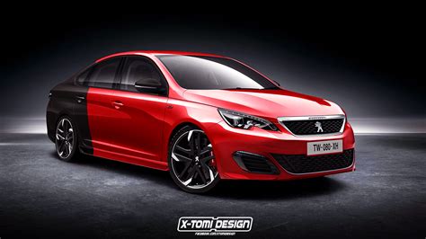 Peugeot 308 Gti Sedan Rendering Is Based On A Car Sold In China