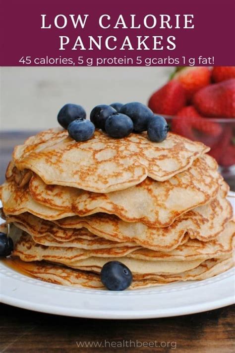 Add a scoop of the pancake batter. Low Calorie Pancakes Recipe - Health Beet | Low calorie ...